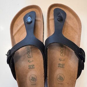 Papillio Black and Brown Vegan Sandals